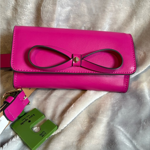 kate spade Handbags - Kate Spade New York Leather Bow Belt Bag - NWT